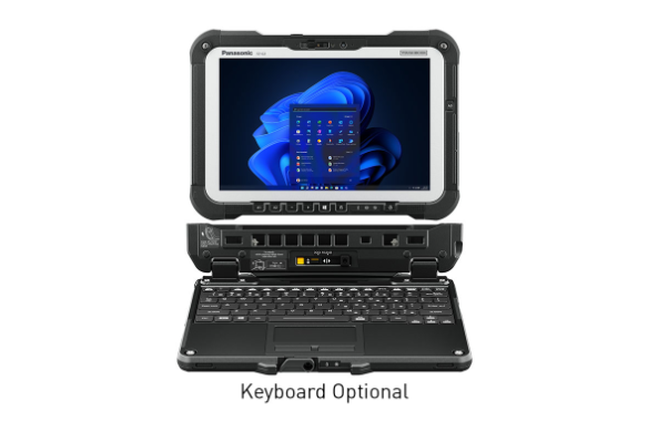 Rugged tablet with optional keyboard